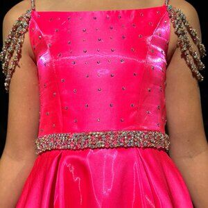 Hot pink jeweled cocktail